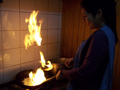 cocinando